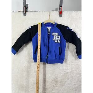 True Religion Kids Varsity Jacket Size 4 Satin Lining Patch Logo Preloved